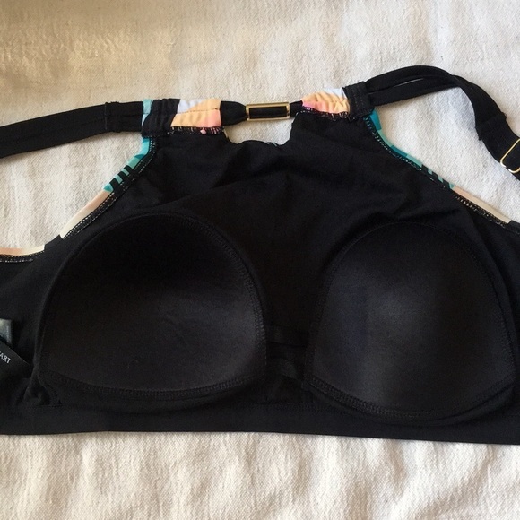 Ashley Stewart Tribal Print Halter Swim Top - Picture 7 of 8